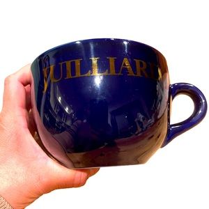 Mug, Juilliard Oversized Cobalt/Blue Ceramic Cup, Dance/Acting/Music School